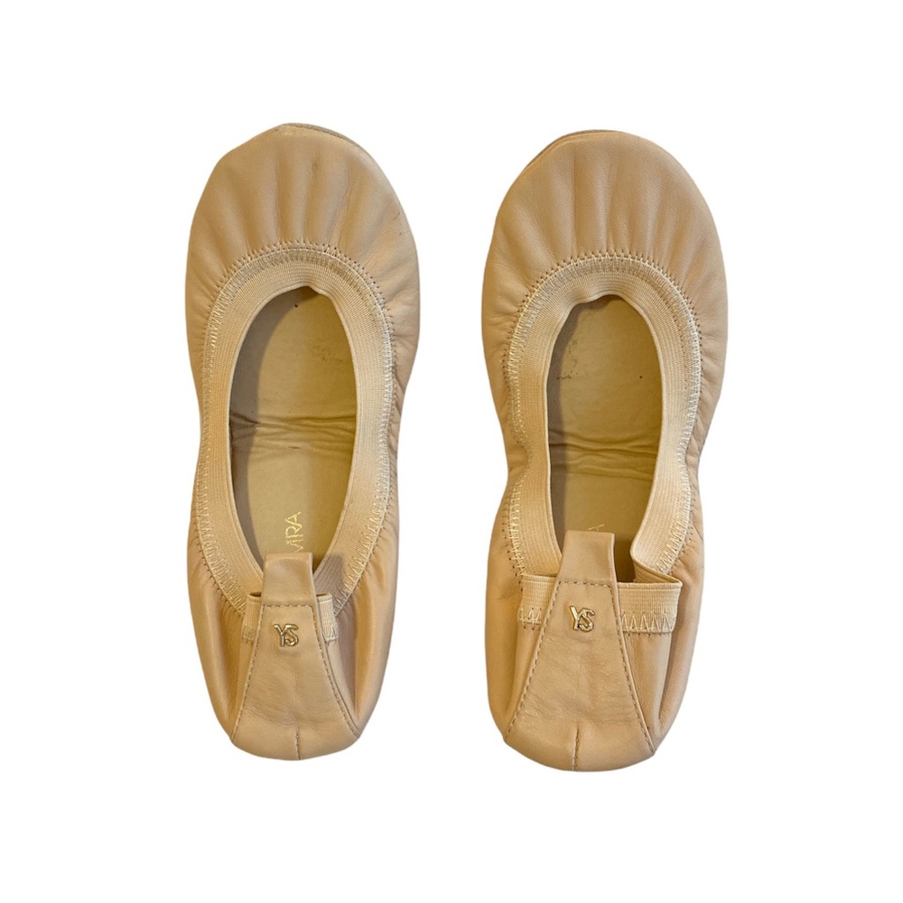 Yosi Samra Girls Pink Ballet Flats Youth Big Girls Size 6